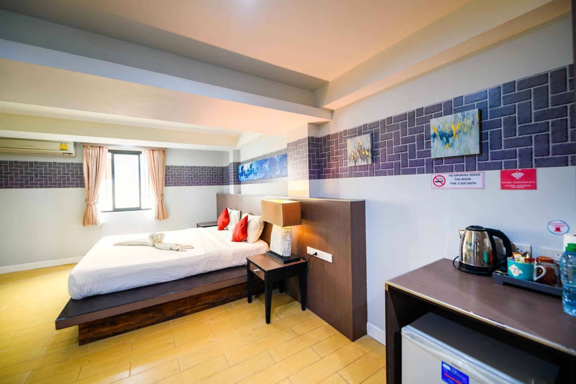 جومتين بيتش Scandia Beach Hotel الغرفة الصورة